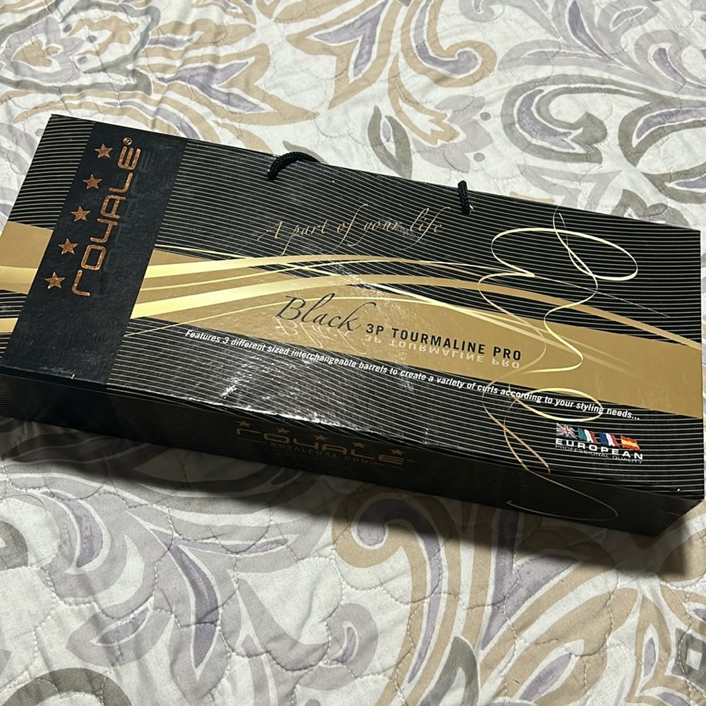 Royals professional 3 barrel curling iron